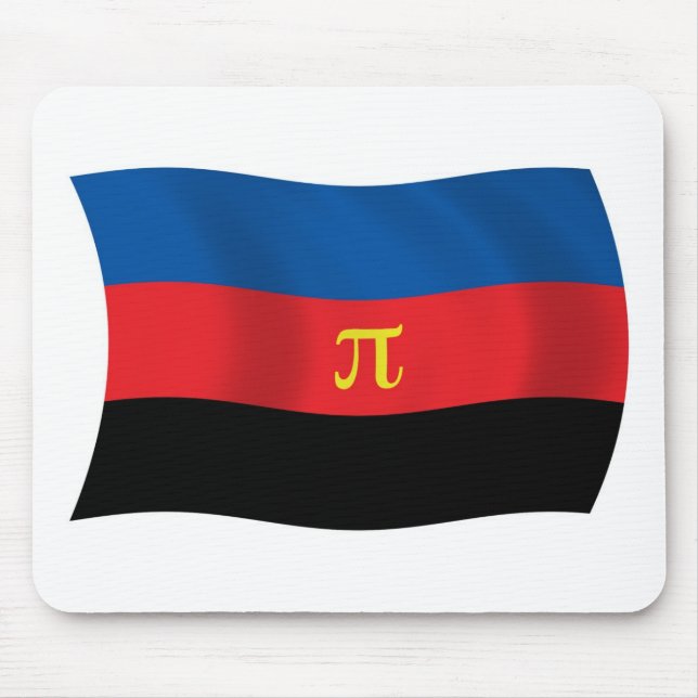 Tapis de souris Drapeau Polyamorie (Devant)