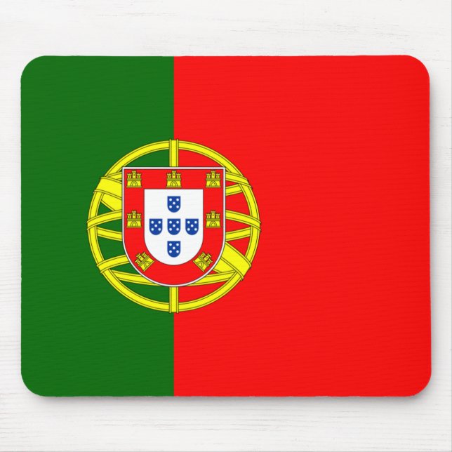 Tapis De Souris Drapeau portugais Mousepad (Devant)