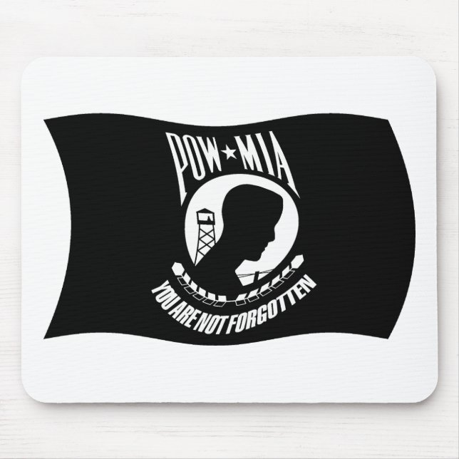 Tapis De Souris Drapeau POW & MIA Mousepad (Devant)