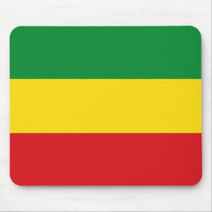 Tapis De Souris Drapeau rastafarien Rasta Ethiopie