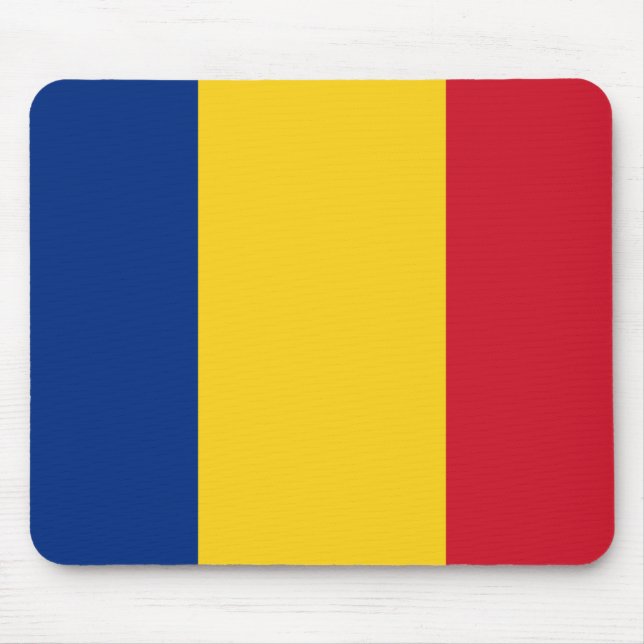 Tapis De Souris Drapeau roumain (Devant)