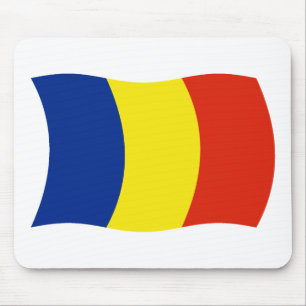 Tapis De Souris Drapeau roumain Mousepad