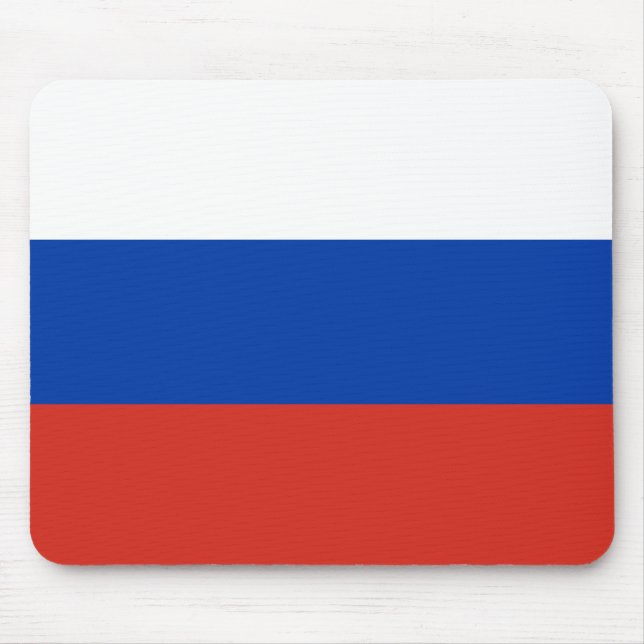 Tapis De Souris Drapeau russe (Russie) (Devant)