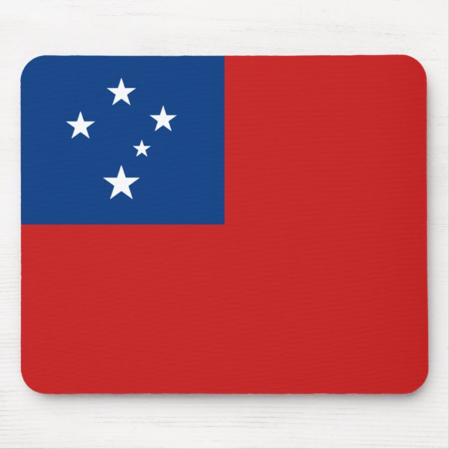 Tapis De Souris Drapeau Samoa Mousepad (Devant)