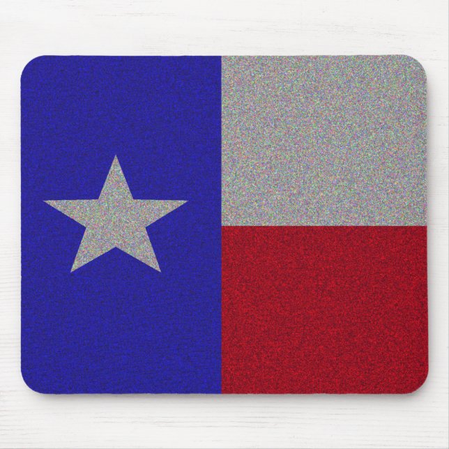 Tapis De Souris Drapeau scintillant du Texas (Devant)