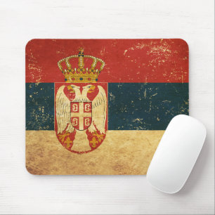 Tapis De Souris Drapeau Serbie