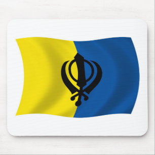 Tapis De Souris Drapeau sikhisme Mousepad