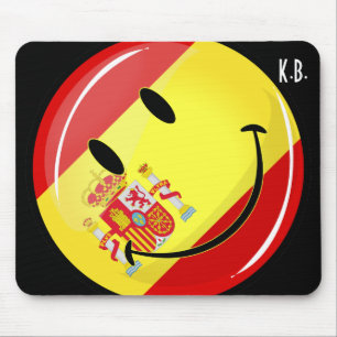 Tapis De Souris Drapeau souriant d'Espagne