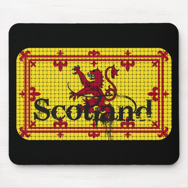 Tapis De Souris Drapeau standard écossais (Devant)