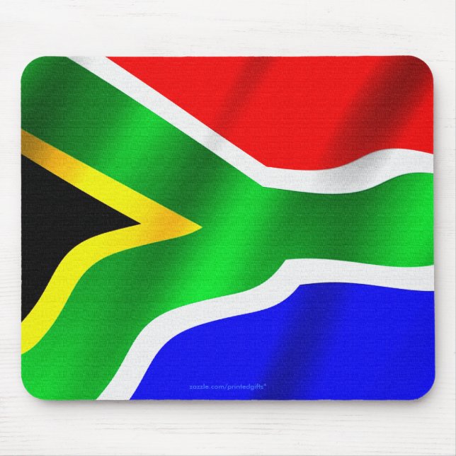 Tapis De Souris Drapeau sud-africain Drapeau du monde patriotique  (Devant)