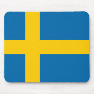 Tapis De Souris Drapeau suédois
