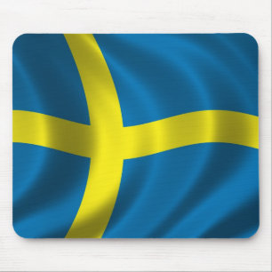 Tapis De Souris Drapeau suédois