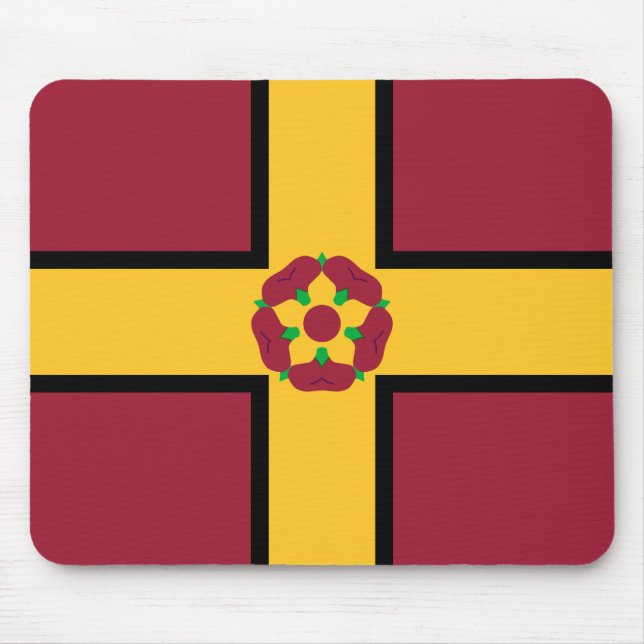Tapis De Souris Drapeau sur la carte de souris Northamptonshire (Devant)