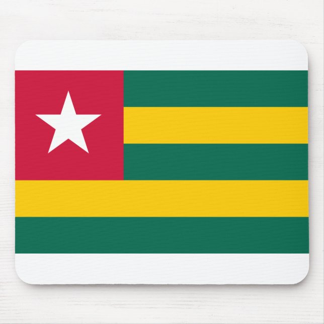 Tapis De Souris Drapeau Togo (Devant)