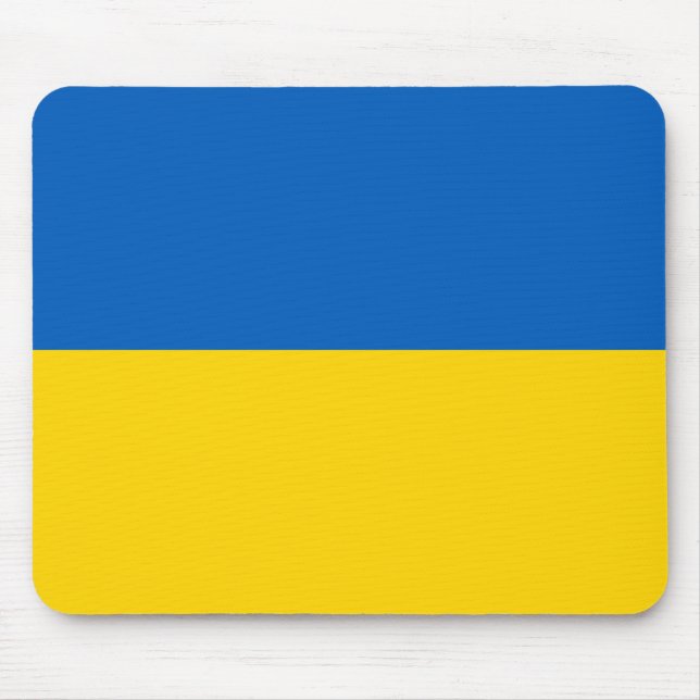 Tapis De Souris Drapeau ukrainien (Devant)