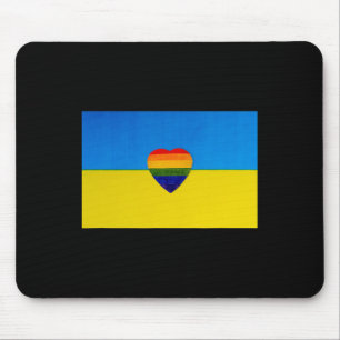 Tapis De Souris Drapeau ukrainien soutien je suis avec l'Ukraine