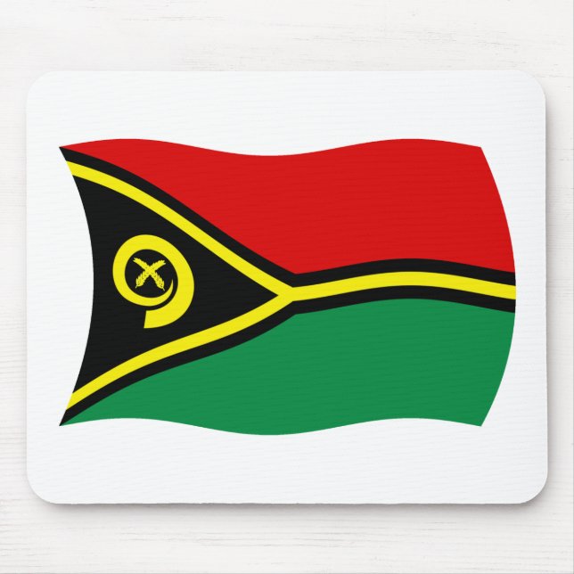 Tapis De Souris Drapeau Vanuatu Mousepad (Devant)