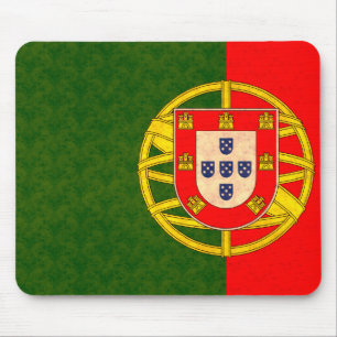 Tapis De Souris Drapeau vintage de Portugais de motif