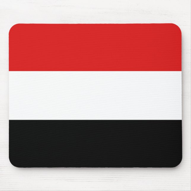 Tapis De Souris Drapeau yéménite Mousepad (Devant)