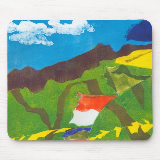 Tapis De Souris Drapeaux de prière II (Devant)