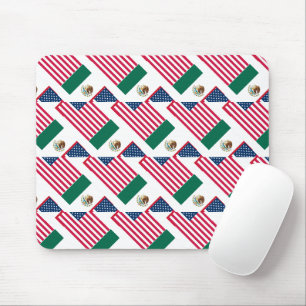 Tapis De Souris Drapeaux mexicains et américains