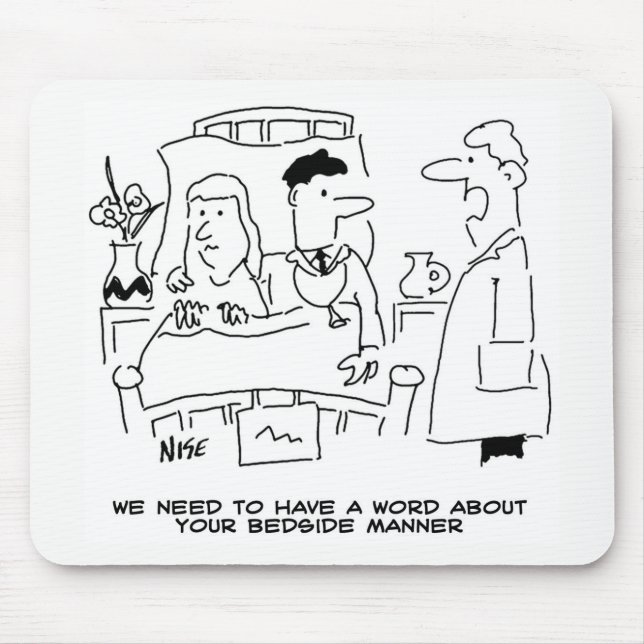 Tapis De Souris Draps du docteur pas assez droit (Devant)