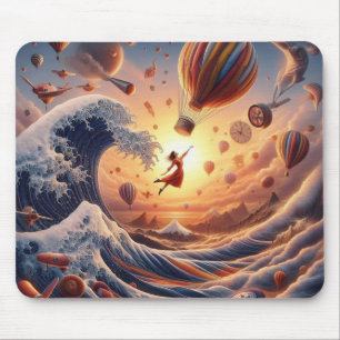 Tapis De Souris Dream Weaver's Journey : Imaginaire Hot Air Balloo