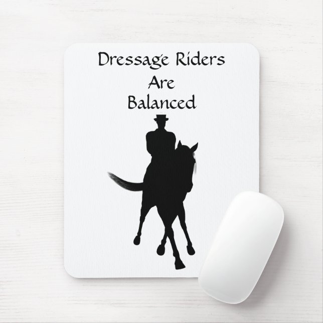 Tapis De Souris Dressage Les Chevaux Sont Équilibrés (Avec souris)