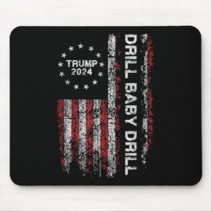 Tapis De Souris Drill Baby Drill Trump 2024 Président Election Rep