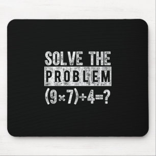 Tapis De Souris Drôle 67 Mème Pemdas Prof de Maths Élémentaire Cer