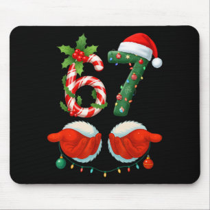 Tapis De Souris Drôle 67 Noël 6 7 Mème Pyjama Fête Génération Al