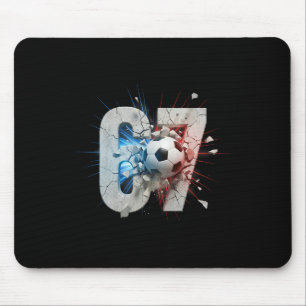 Tapis De Souris Drôle 67 Soccer Drip Six Sept Mème 6 7 Garçons Ado