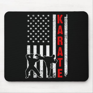 Tapis De Souris Drôle Américain Karate Art Pour Hommes Femmes Kara