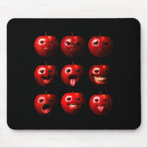 Tapis De Souris Drôle Bête Ai Génération Z Mème Humour Fruit Amour