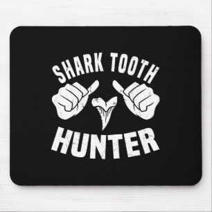 Tapis De Souris Drôle Chasseur de dents de requin Costume Amour De