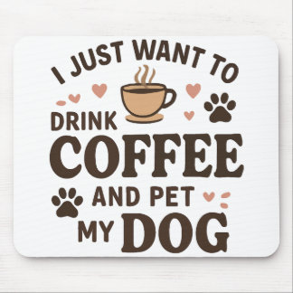 Tapis De Souris Drôle chien amoureux Mug Chien Maman Chien Papa