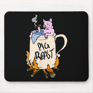 Tapis De Souris Drôle Cochon rôti rôti barbecue fête grill Master