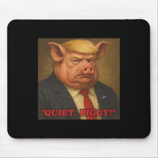 Tapis De Souris Drôle Cochon Silencieux Anti Trump Cochon Politiqu