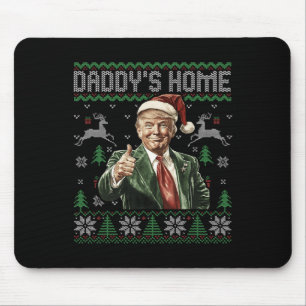 Tapis De Souris Drôle Daddy's Home Trump laide pull de Noël Xm