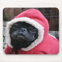 Tapis de souris drôle de carlin