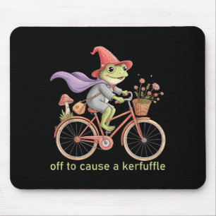 Tapis De Souris Drôle de départ pour causer un chahut Magicien fan
