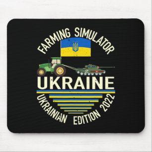 Tapis De Souris Drôle de fermier ukrainien vole le char Memes je s
