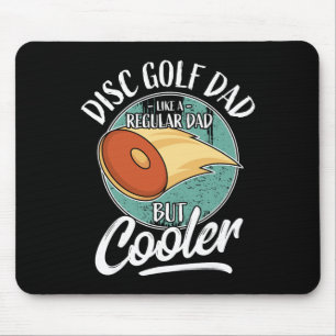 Tapis De Souris Drôle de joueur de golf à disque disant père papa