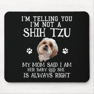 Tapis De Souris Drôle de Shih Tzu Shihtzu Cadeau Maman Bébé Animal