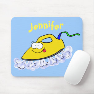 Tapis De Souris Drôle dessin animé linge de fer