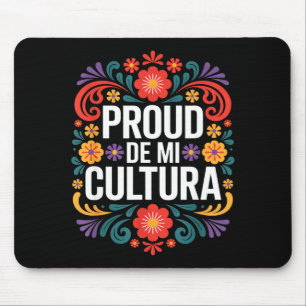 Tapis De Souris Drôle fier de mi cultura héritage mexicain disant 