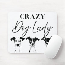 Drôle fou chien dame
