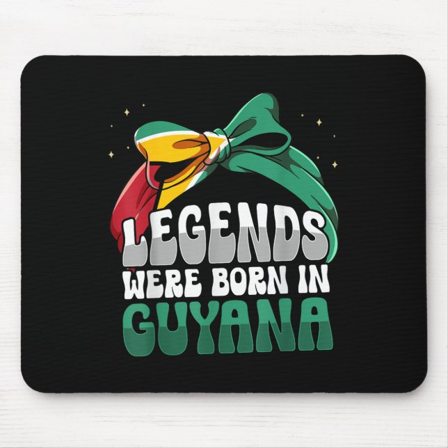 Tapis De Souris Drôle guyanais drôle Guyana (Devant)