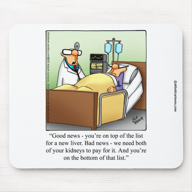 Tapis De Souris Drôle Humour Médicale Mousepad (Devant)