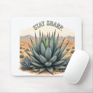 Tapis De Souris Drôle Inspirationnel Restez Vif Succulent Bureau